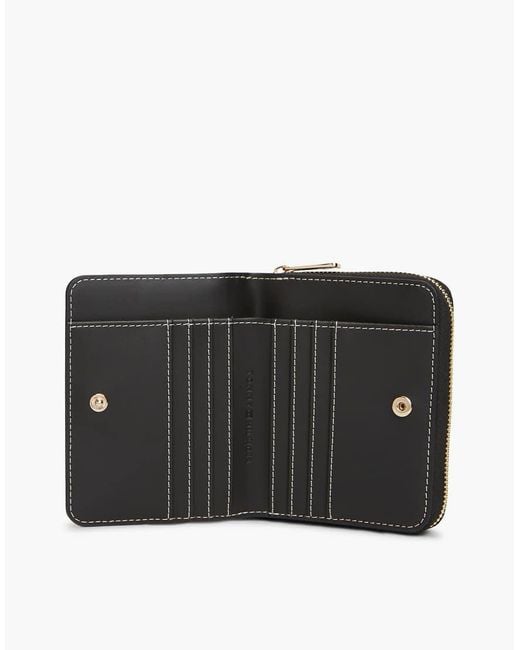 Tommy Hilfiger Brown Hilfiger Icon Print Zip-Around Wallet