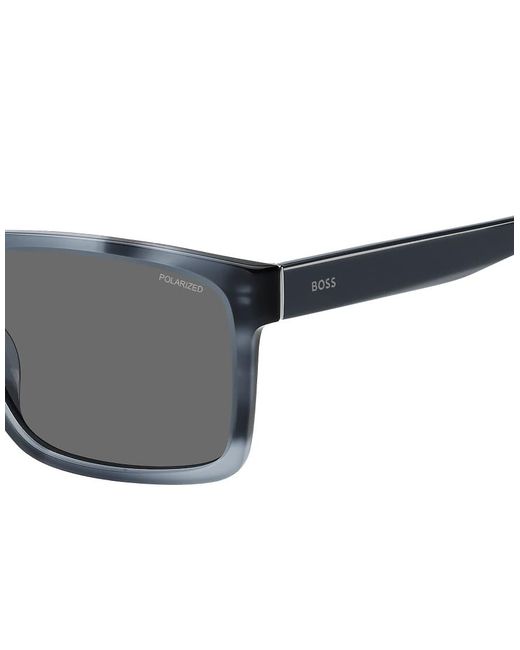Boss Sunglasses Gray Boss Square Sunglasses for men
