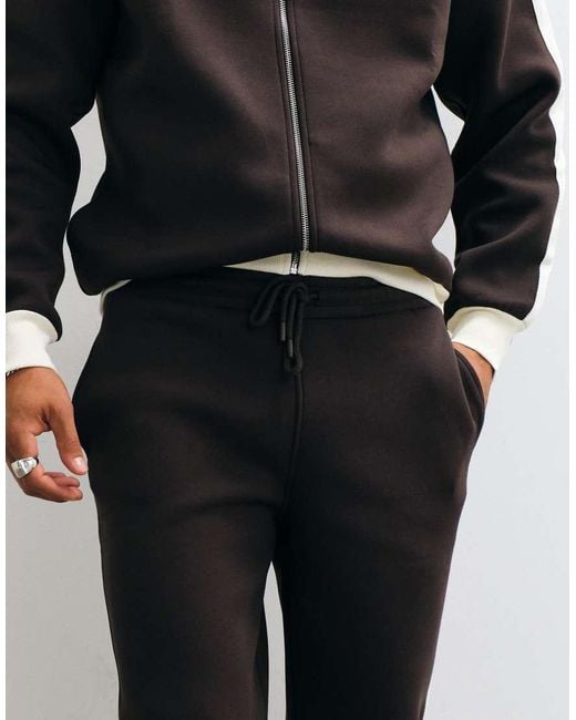 ASOS White Straight Leg Trackies for men