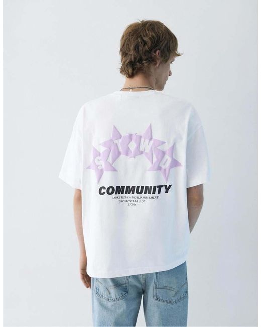 Pull&Bear Stwd in het White voor heren
