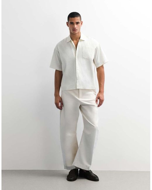 Jack & Jones Natural Boxy Poplin Shirt for men