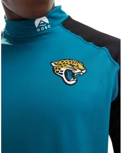 OOSC Blue Jacksonville Jaguars Nfl Ski Baselayer Top for men