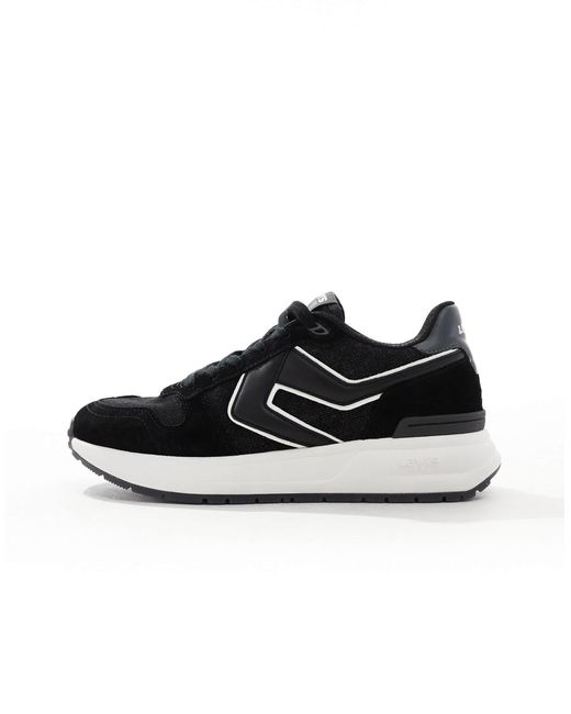 Charge - baskets en daim - denim Levi's pour homme en coloris Black