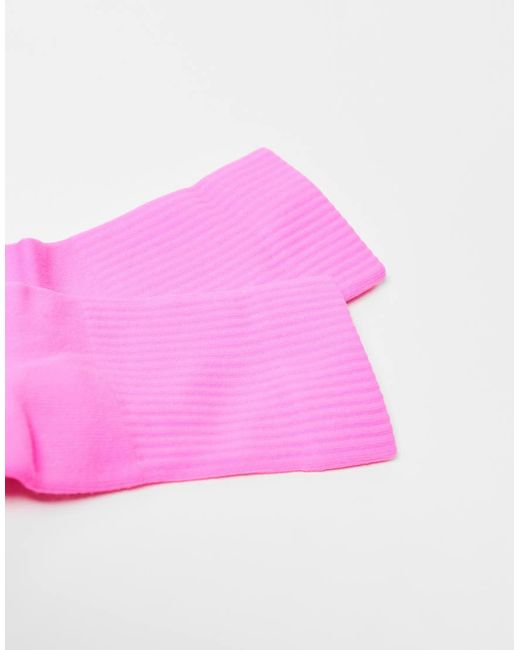4505 Pink Icon Running Socks 3 Pack With Arch Support And Anti Bacterial Finish for men