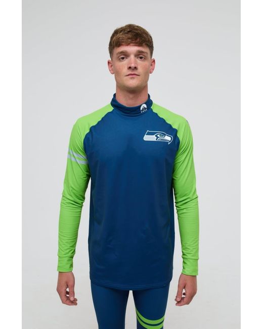 OOSC – seattle seahawks – x nfl – buntes baselayer-oberteil für herren in Blue für Herren