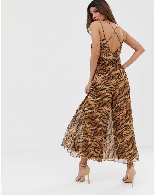 pleated crop top jumpsuit