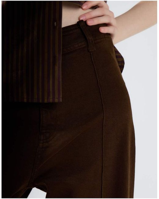 Glamorous Brown High Waist Wide Leg Pants