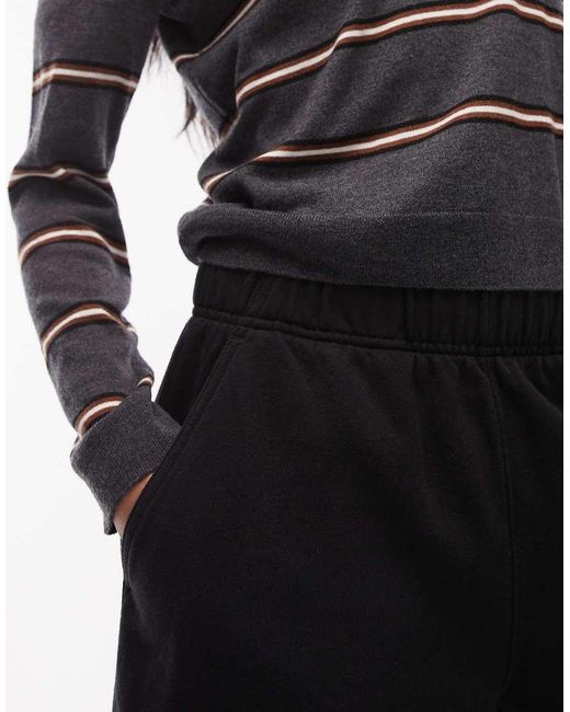 Carhartt Black Brenta Sweat Shorts