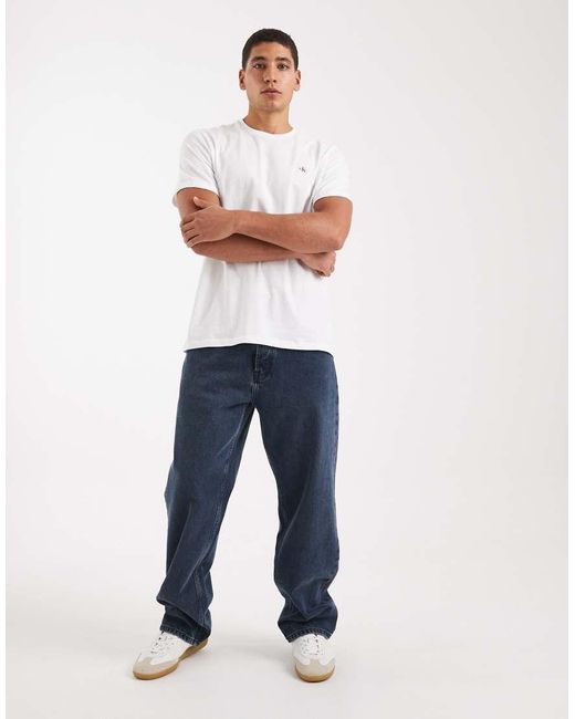 Calvin Klein White Badge Logo T-shirt for men