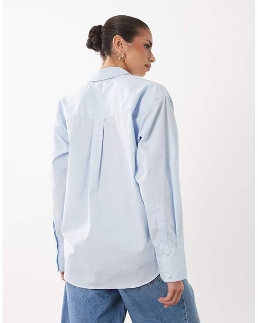 ASOS Blue Classic Cotton Shirt