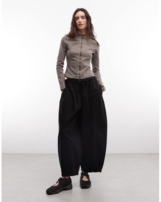 Weekday Green Fitted Zip Through Jacket