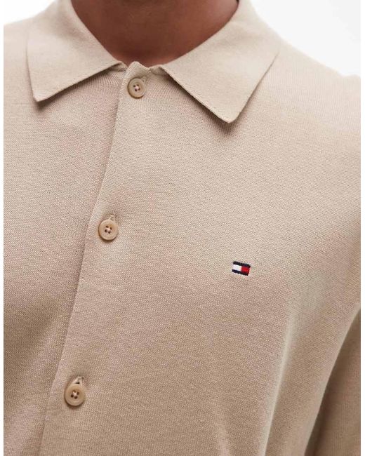 Camicia Giacca di Tommy Hilfiger in Natural da Uomo