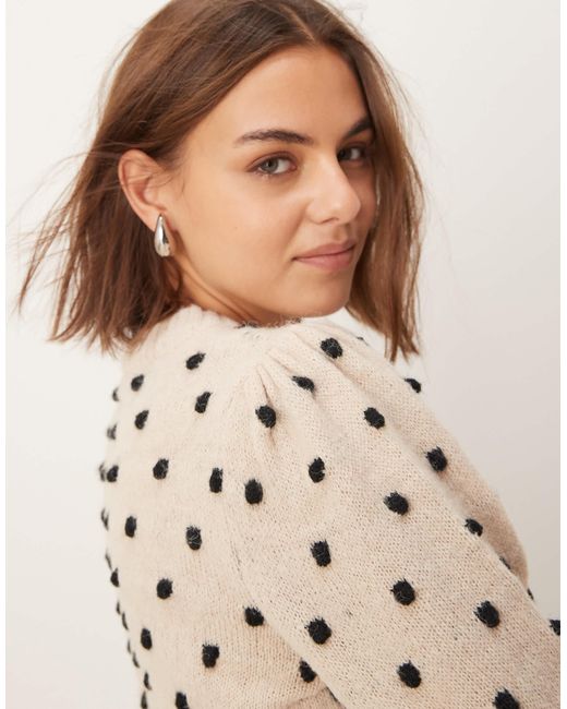 Jdy Natural – strukturierter pullover