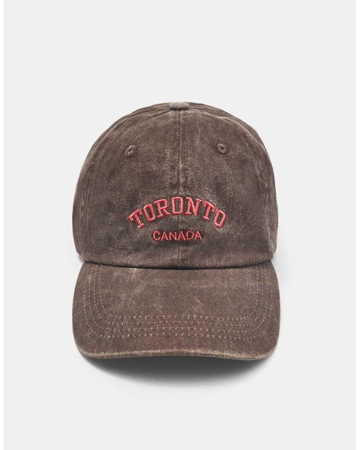 Pull&Bear Gray Toronto Cap