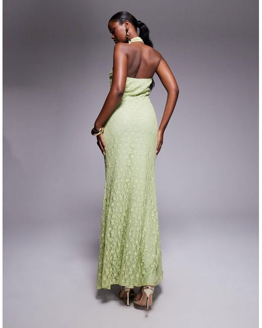 green cross halter dress Unique Vintage Plus Size Emerald Velvet Criss Cross Halter Rita Flare main image 1