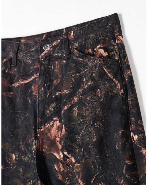 Collusion Gray X002 Baggy Jeans for men