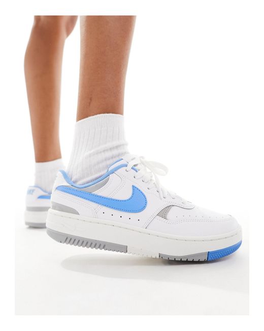 Nike White Gamma Force Sneakers