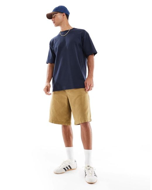 T-shirt oversize à col montant Brave Soul pour homme en coloris Blue