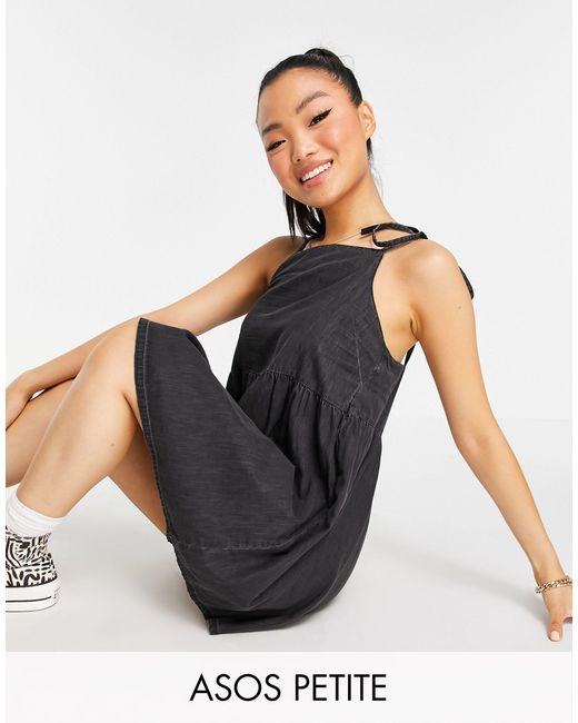 Pichi vaquero de Pantalones y Vaqueros para Mujer en color negro |  FASHIOLA.es