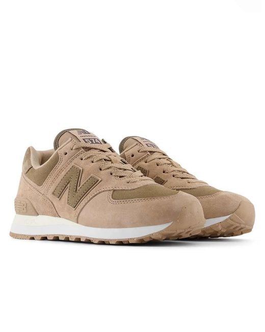 New Balance Brown 574 Trainers
