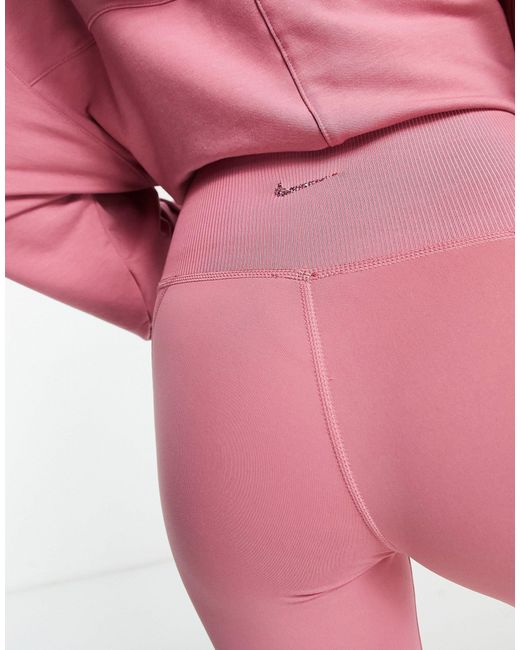 Nike Pink Nike yoga – dri-fit – 7/8-leggings