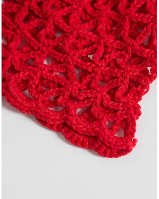 Berretto di ASOS in Red