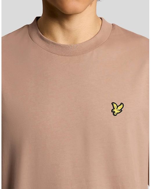 Lyle & Scott Natural Ss T-Shirts Oversized T-Shirt for men