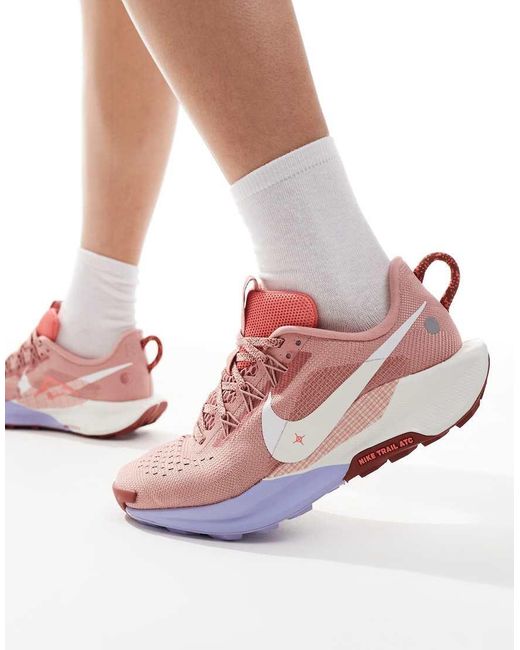 Nike Pink React X Pegasus Trail 5 Trainers