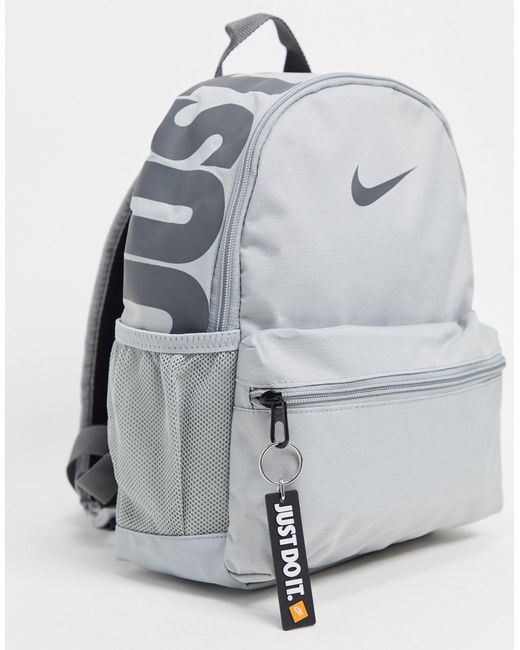 Nike Gray Mini Just Do It Backpack