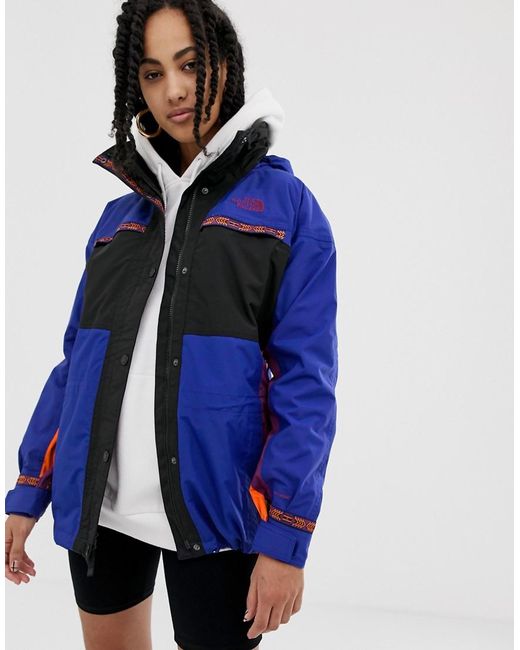 The North Face Synthetic 92 Retro Rage Rain Jacket In Aztec Combo in Blue |  Lyst Australia