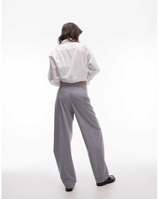 Mango White Tie Waist jogger