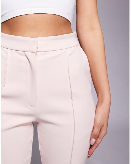 Lavish Alice Purple Tailored Fit And Flare Pants
