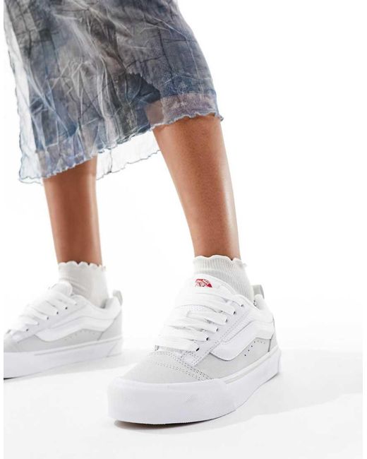 Zapatillas De Deporte Grises Knu Skool De Vans de color White