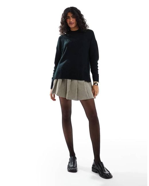 Vero Moda Black Oversized High Neck Jumper