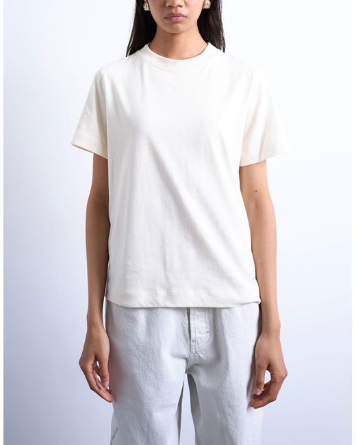TOPSHOP White Boxy Tee