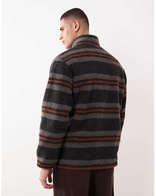 Barbour Black Endmoor Relaxed Fit Fleece for men