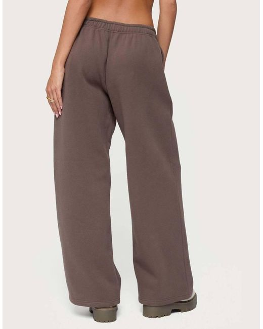 Edikted Brown Be Sweatpants