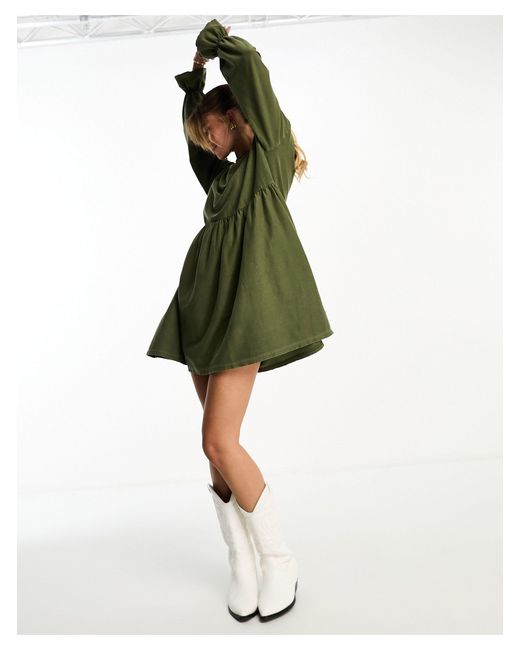 Miss selfridge cheap khaki dress