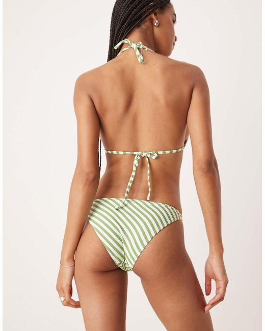 Slip Bikini A Righe di & Other Stories in Natural