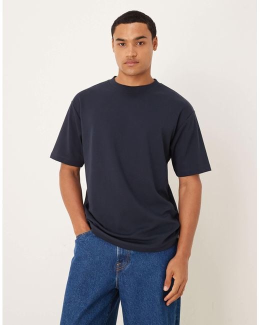 ASOS Blue Breathemax Heavyweight Relaxed T-Shirt for men