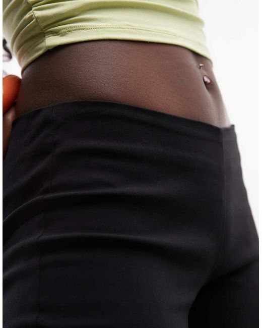 Monki Black Bengaline Trousers