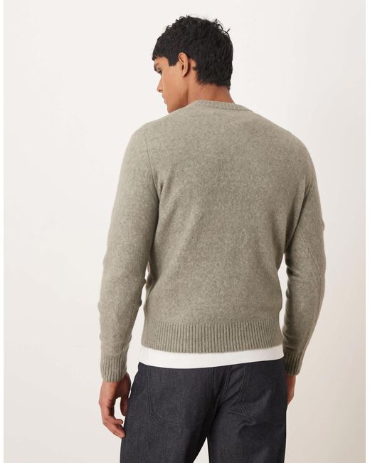 Pull ras Mango pour homme en coloris Gray