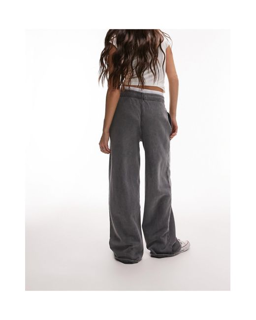 Topshop charcoal joggers hotsell