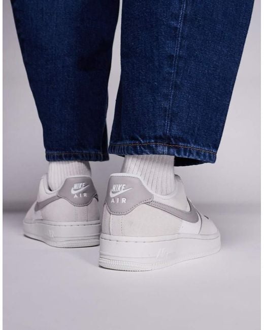 Zapatillas De Deporte Beis Y Crema Air Force 1 De -Negro Nike de color Blue