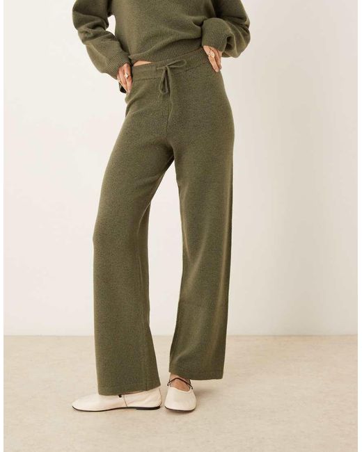 Jdy Green Knitted Trouser Co-ord