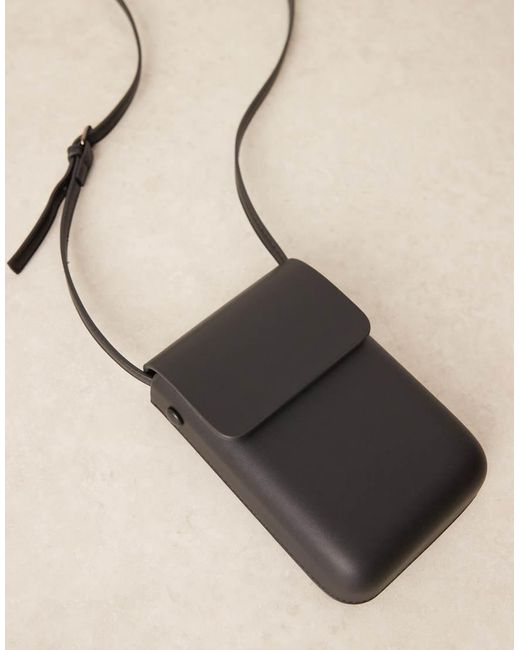 ASOS Mini Crossbody Tas Met Structuur in het Brown voor heren