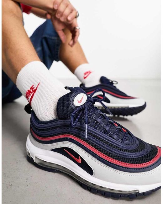 Red blue air max 97 new arrivals