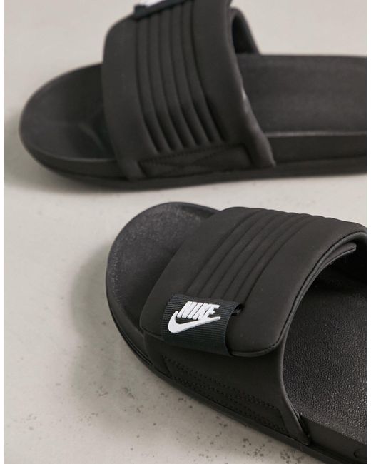 Nike Offcourt - Slippers in het Black voor heren