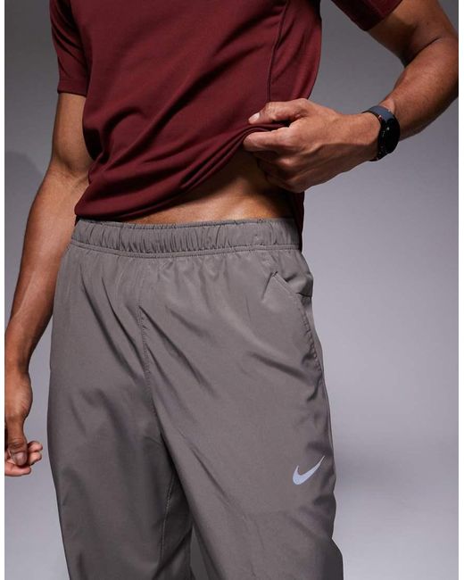 Nike Gray Form Dri-Fit Joggers for men