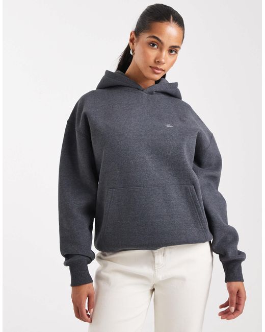 Sweat à capuche duveteux avec motif graphique Cotton On en coloris Black